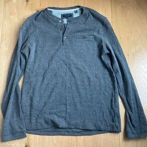Ted Baker London Long Sleeve Henley - Medium